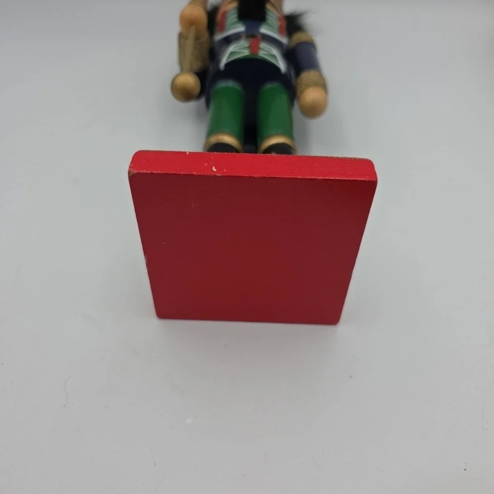 Clever Creations American Red Soldier 14 Inch Traditional Wooden Nutcracker